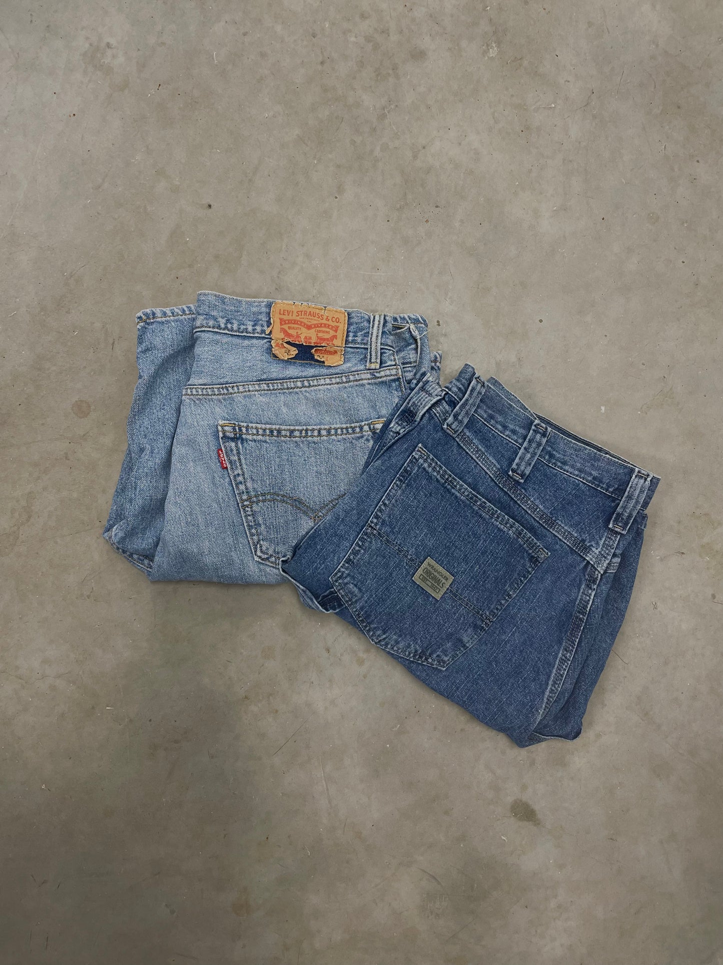 TWO VINTAGE JORTS PACK