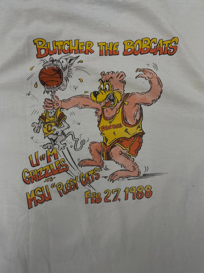 1980S BUTHCER THE BOBCATS TEE XL