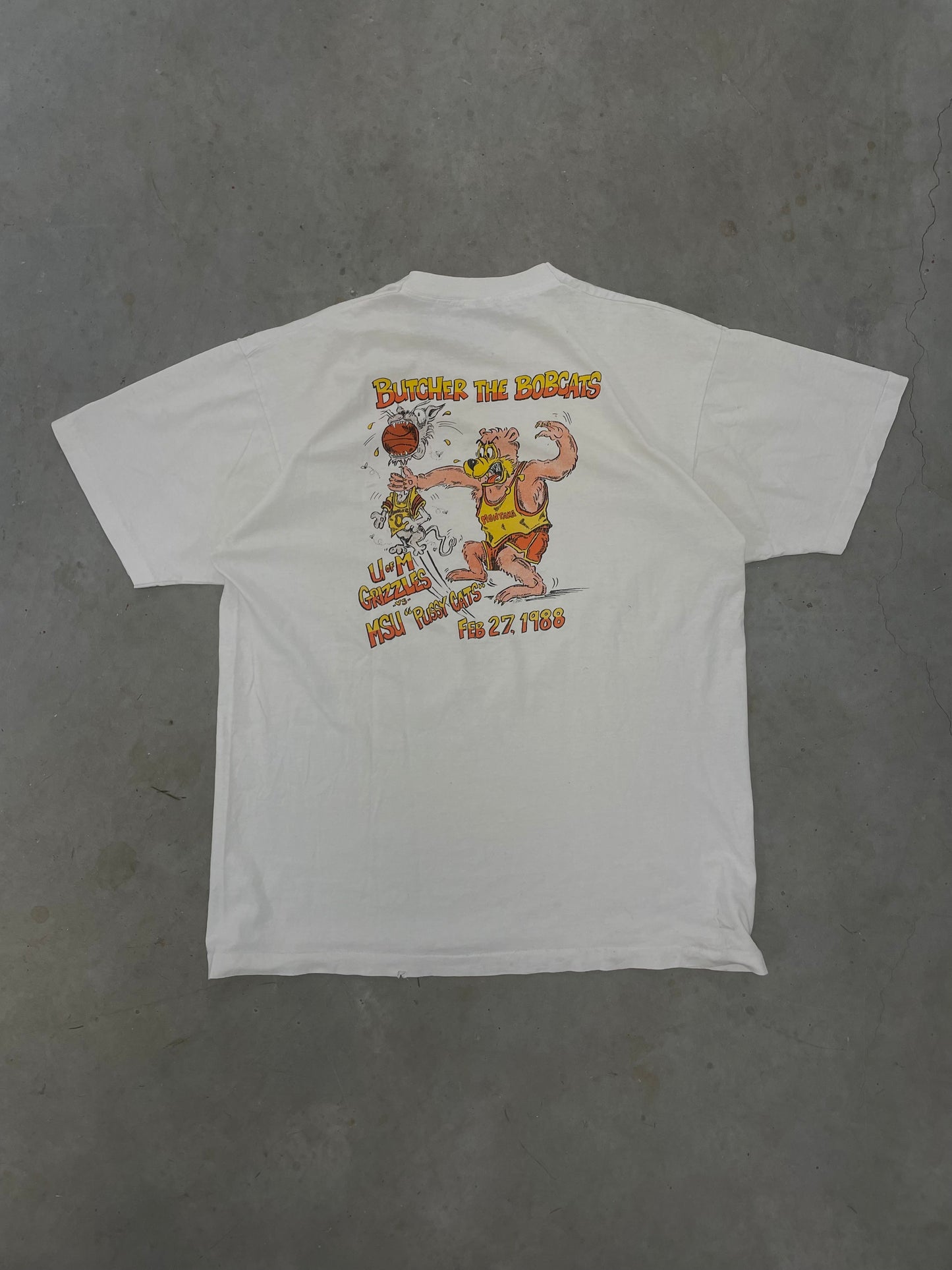 1980S BUTHCER THE BOBCATS TEE XL