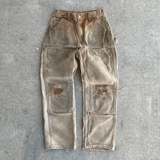 VINTAGE DOUBLE KNEE CARHARTT 28X29