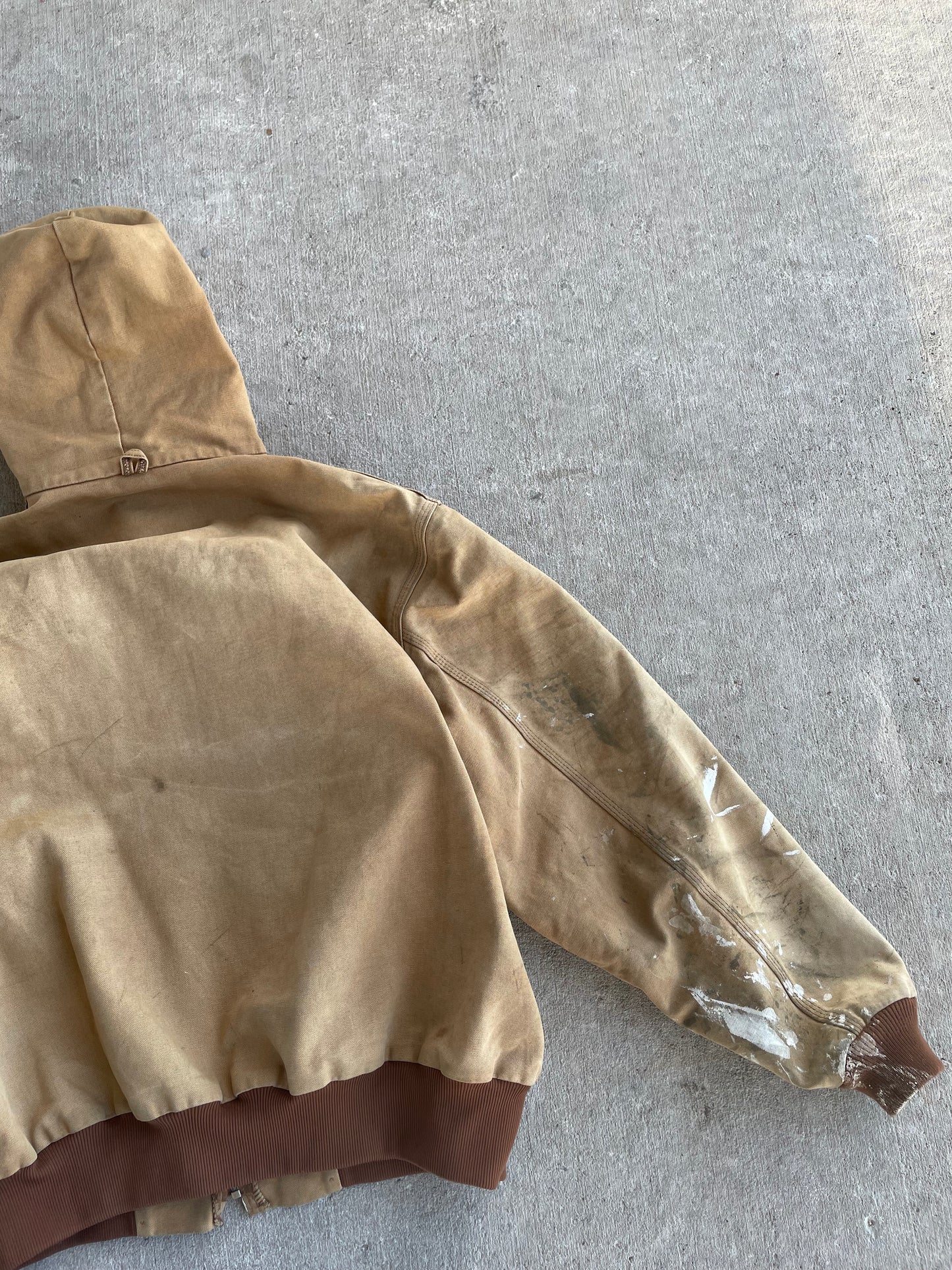 VINTAGE CARHARTT HOODED JACKET X-LARGE