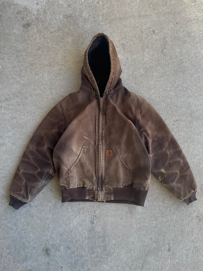 VINTAGE CARHARTT HOODED JACKET MEDIUM