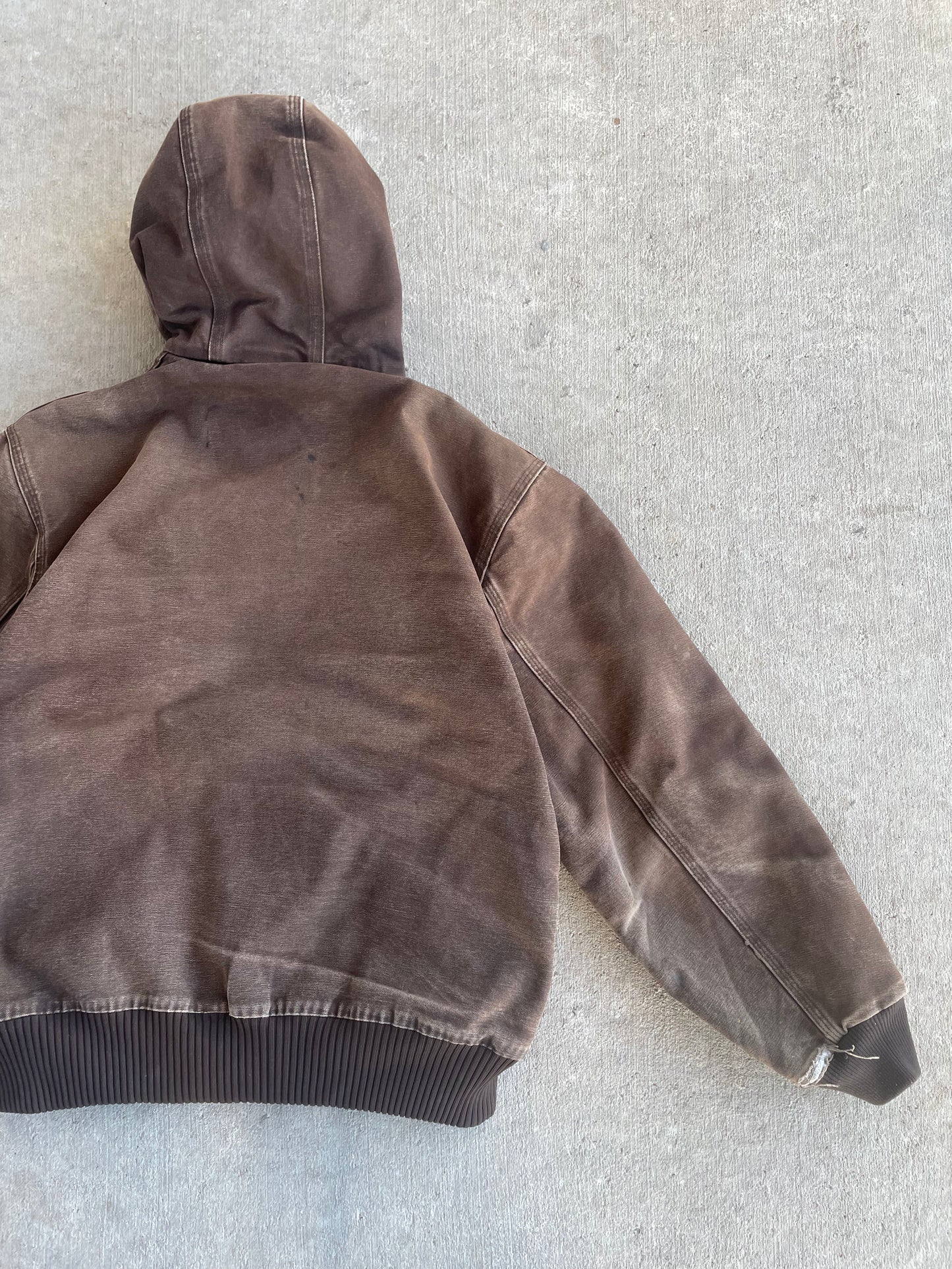 VINTAGE CARHARTT HOODED JACKET MEDIUM