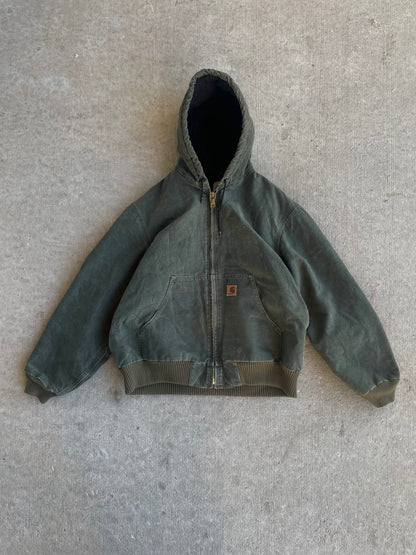 VINTAGE CARHARTT HOODED JACKET LARGE