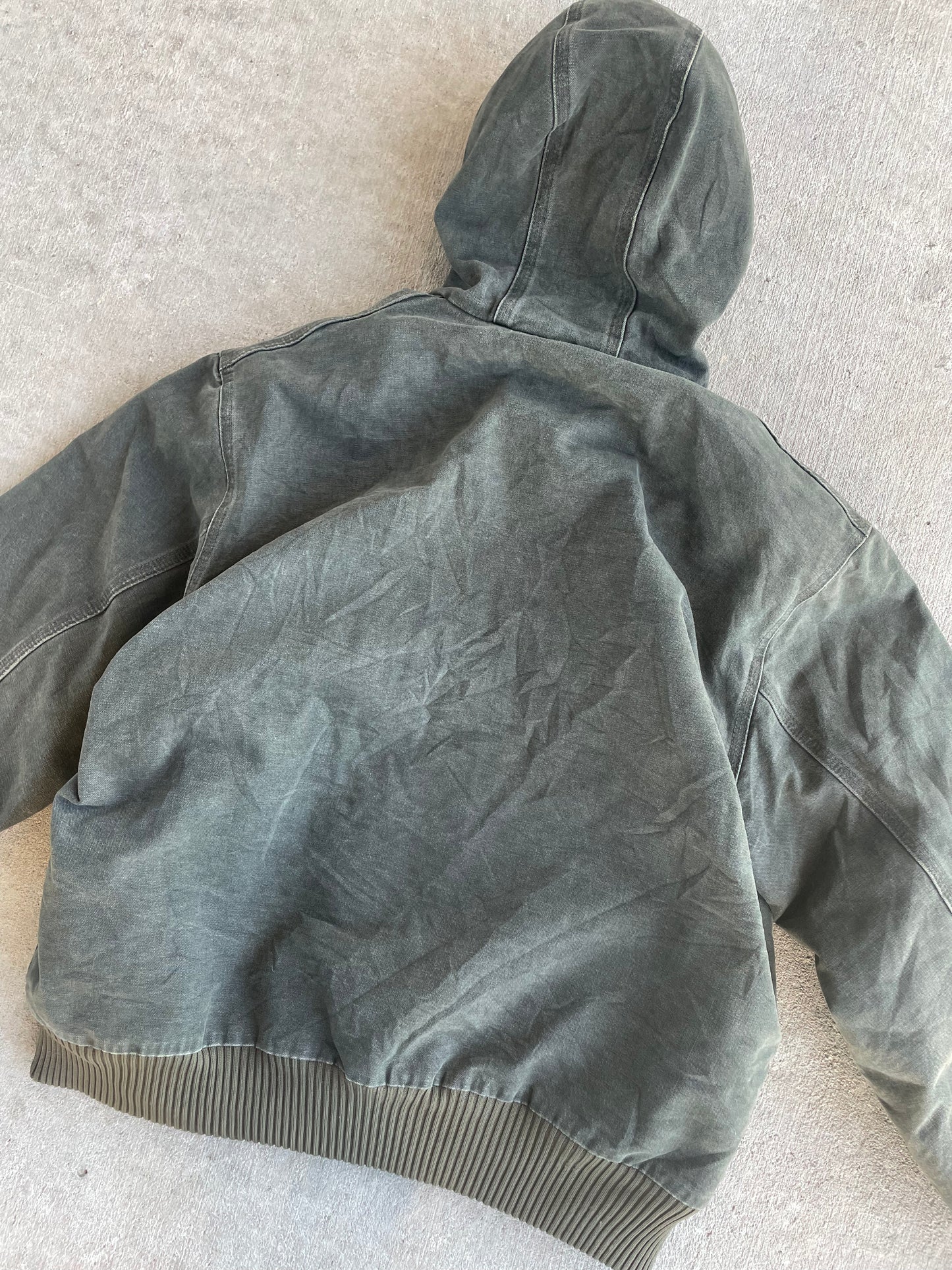 VINTAGE CARHARTT HOODED JACKET LARGE