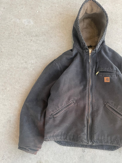 VINTAGE CARHARTT HOODED JACKET LARGE