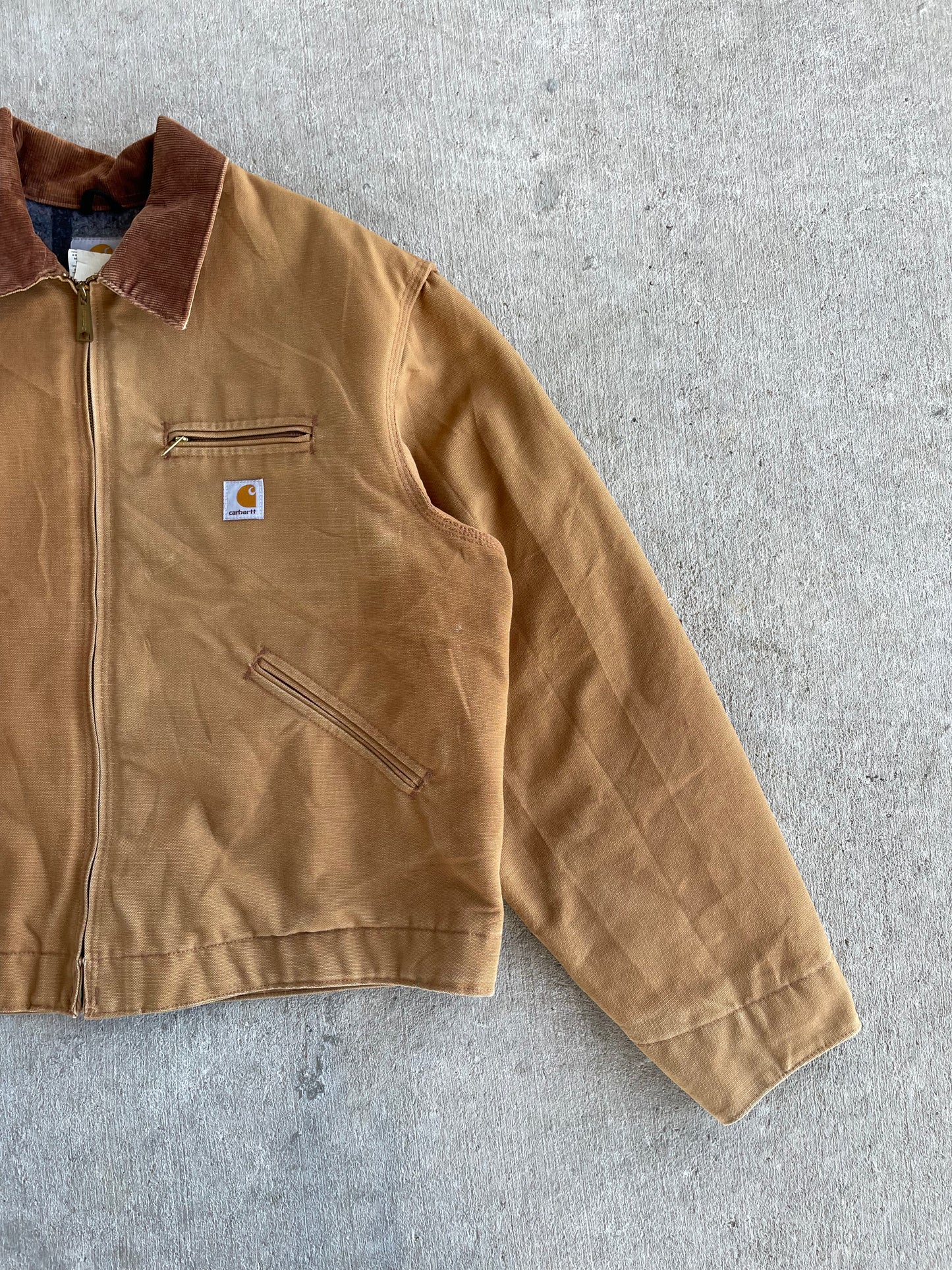 VINTAGE CARHARTT DETROIT JACKET LARGE