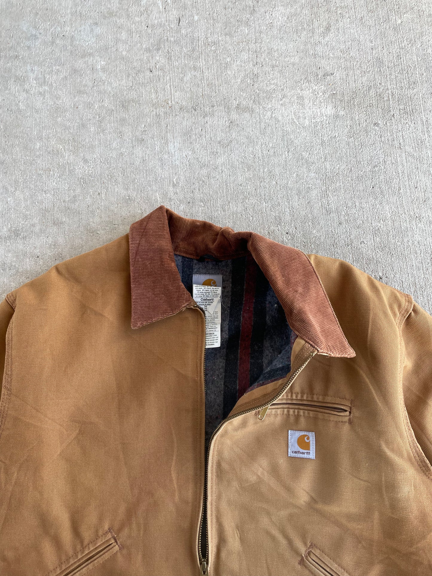 VINTAGE CARHARTT DETROIT JACKET LARGE