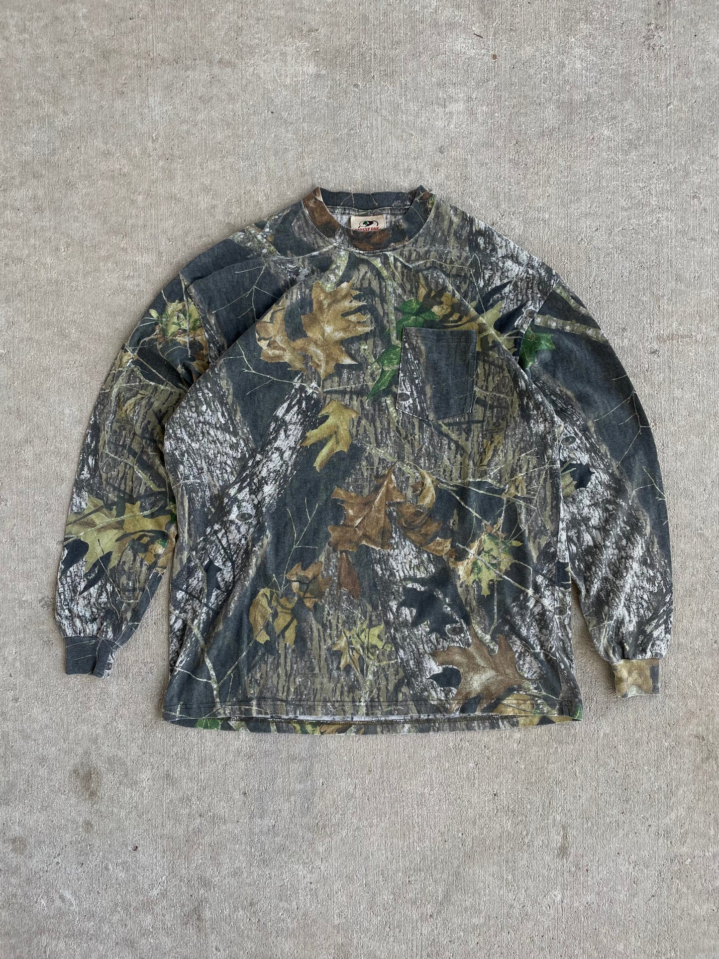 VINTAGE CAMO LONG SLEEVE XL