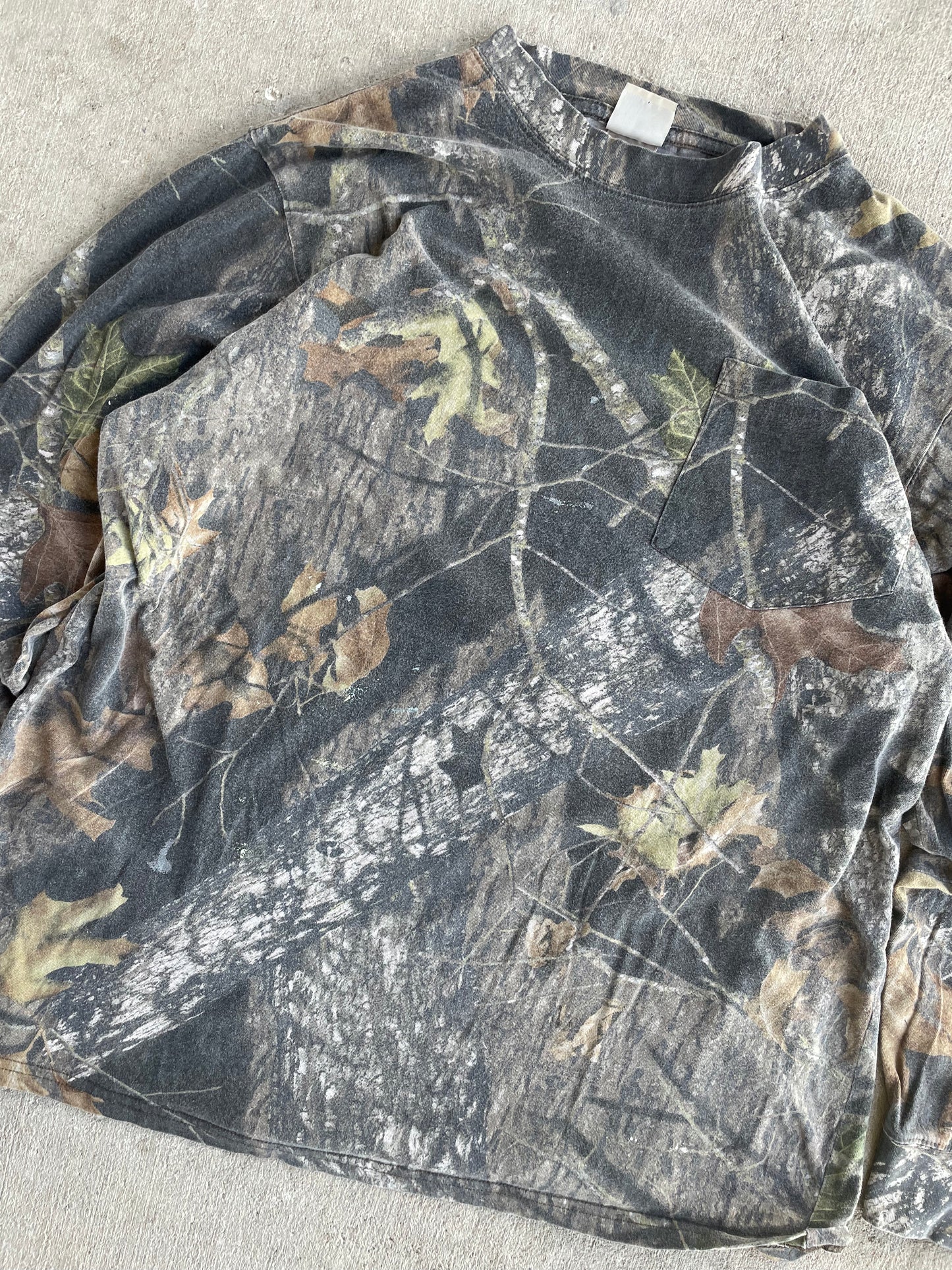 VINTAGE CAMO LONG SLEEVE XL