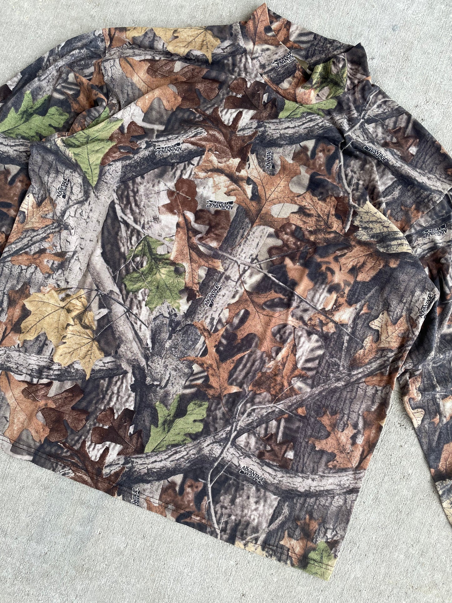 VINTAGE CAMO LONG SLEEVE XL