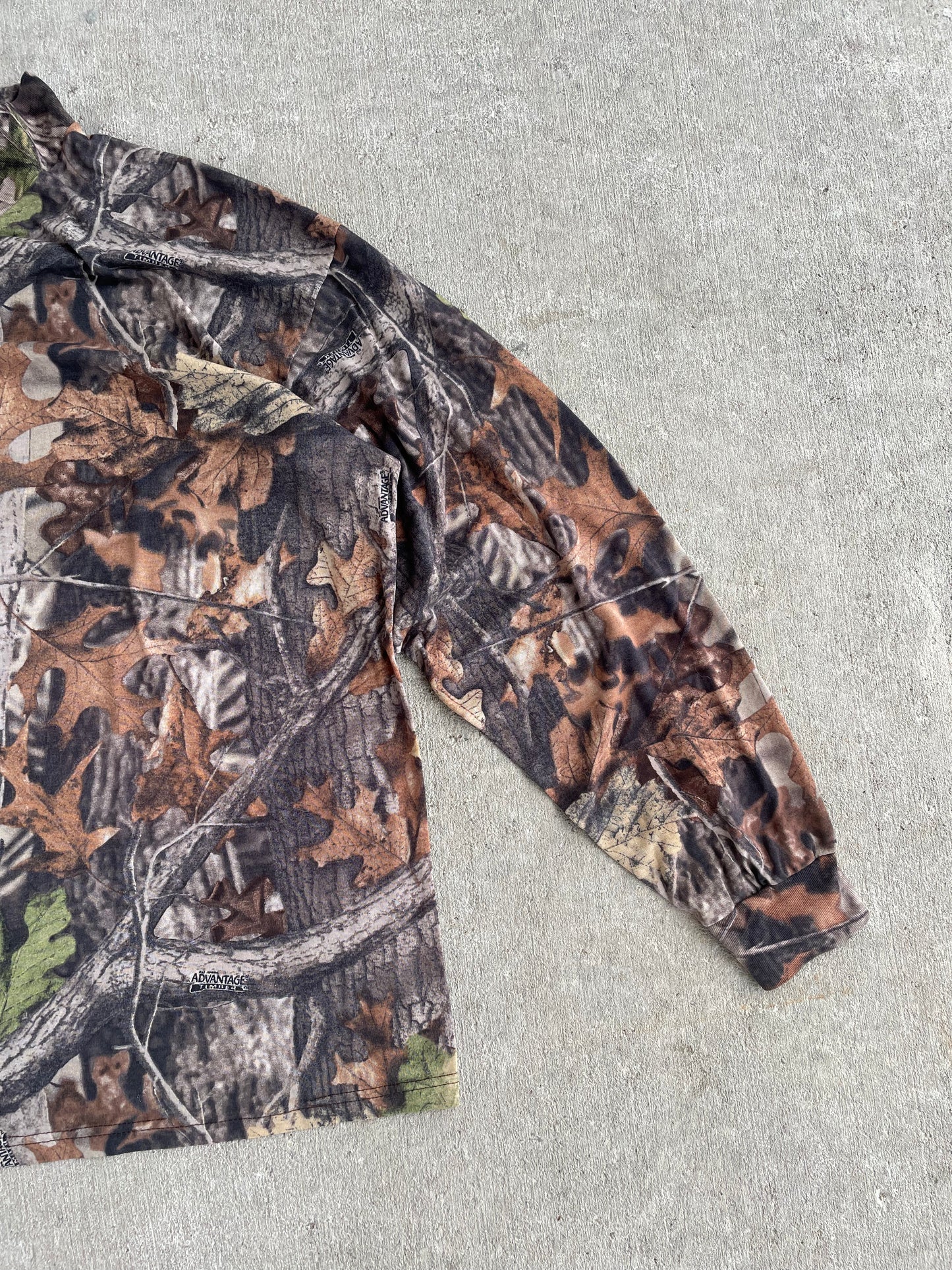 VINTAGE CAMO LONG SLEEVE XL