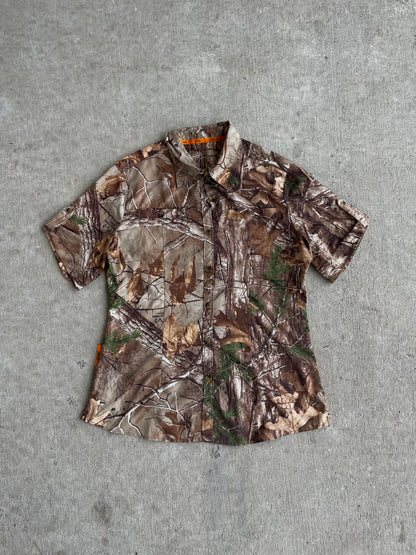 VINTAGE CAMO BUTTON UP LARGE