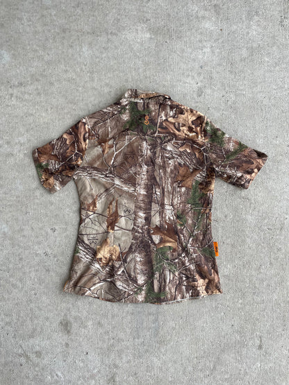 VINTAGE CAMO BUTTON UP LARGE