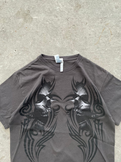 VINTAGE Y2K SKULL TEE MEDIUM