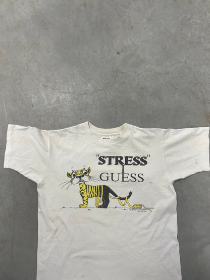 1992 "STRESS I GUESS" TEE MEDIUM